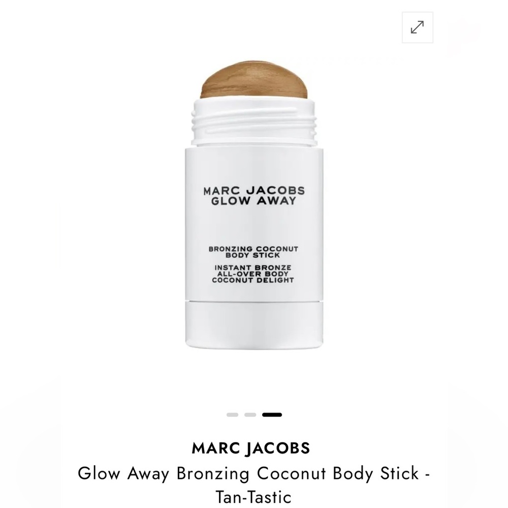 Marc Jacobs Glow Away Coconut Bronzing Stick in Tantastic 14.  New.  50g, 1.7oz - Picture 2 of 10